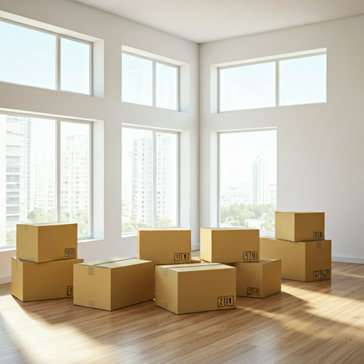 Unpacking and placing your belongings in a functional and aesthetic way.